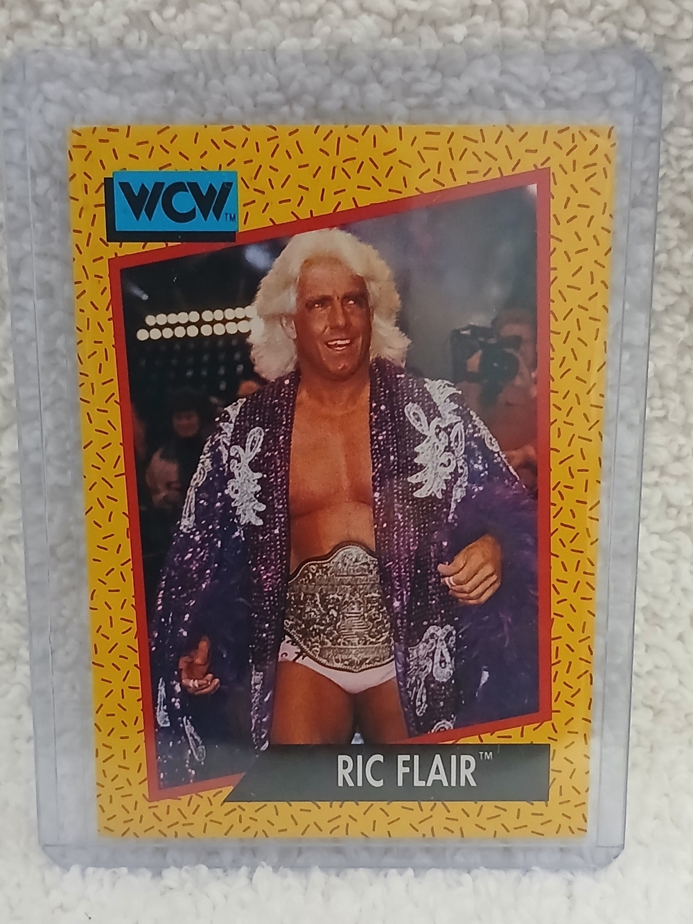 Ric Flair Purple Sequin Robe Trading Card #44